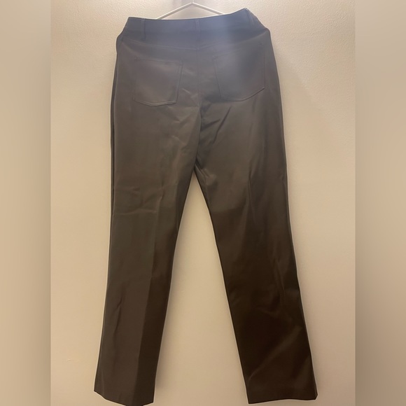 Oak + fort brown leather pants sz 28 - Picture 3 of 3